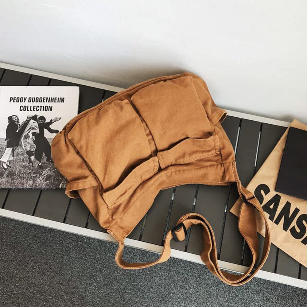 Coonoor Schultertasche Canvas Messenger Bag Umhängetasche günstig online kaufen