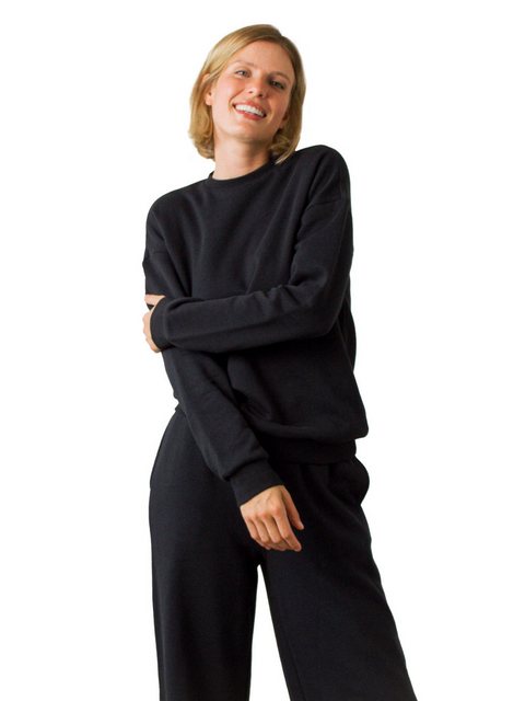 HONEST BASICS Sweatshirt mit Rundhalsausschnitt aus OCS zertifizerter Bio-B günstig online kaufen