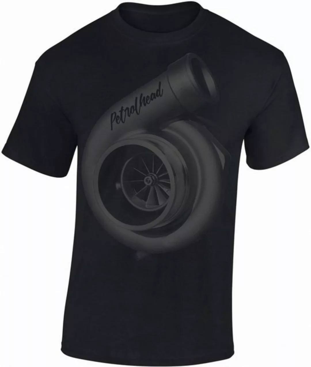 Baddery Print-Shirt Auto T-Shirt, "Turbolader", Motorsport Tuning Autoliebh günstig online kaufen