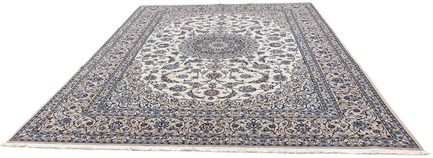 morgenland Wollteppich »Nain 9la Medaillon Beige 344 x 247 cm«, rechteckig, günstig online kaufen