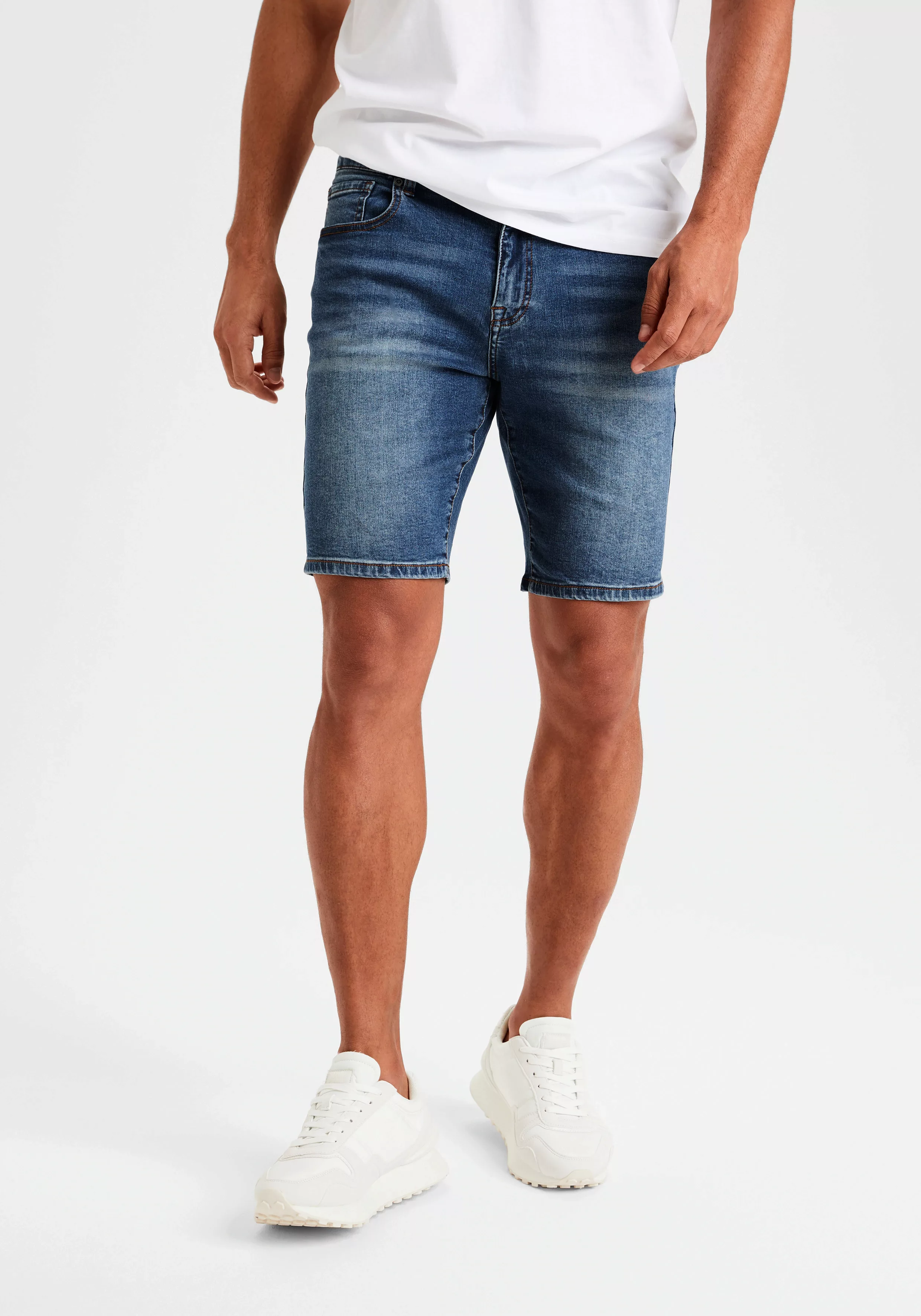 Buffalo Jeansshorts 5-Pocket Shorts, mit normaler Bundhöhe, kurze Hose aus günstig online kaufen