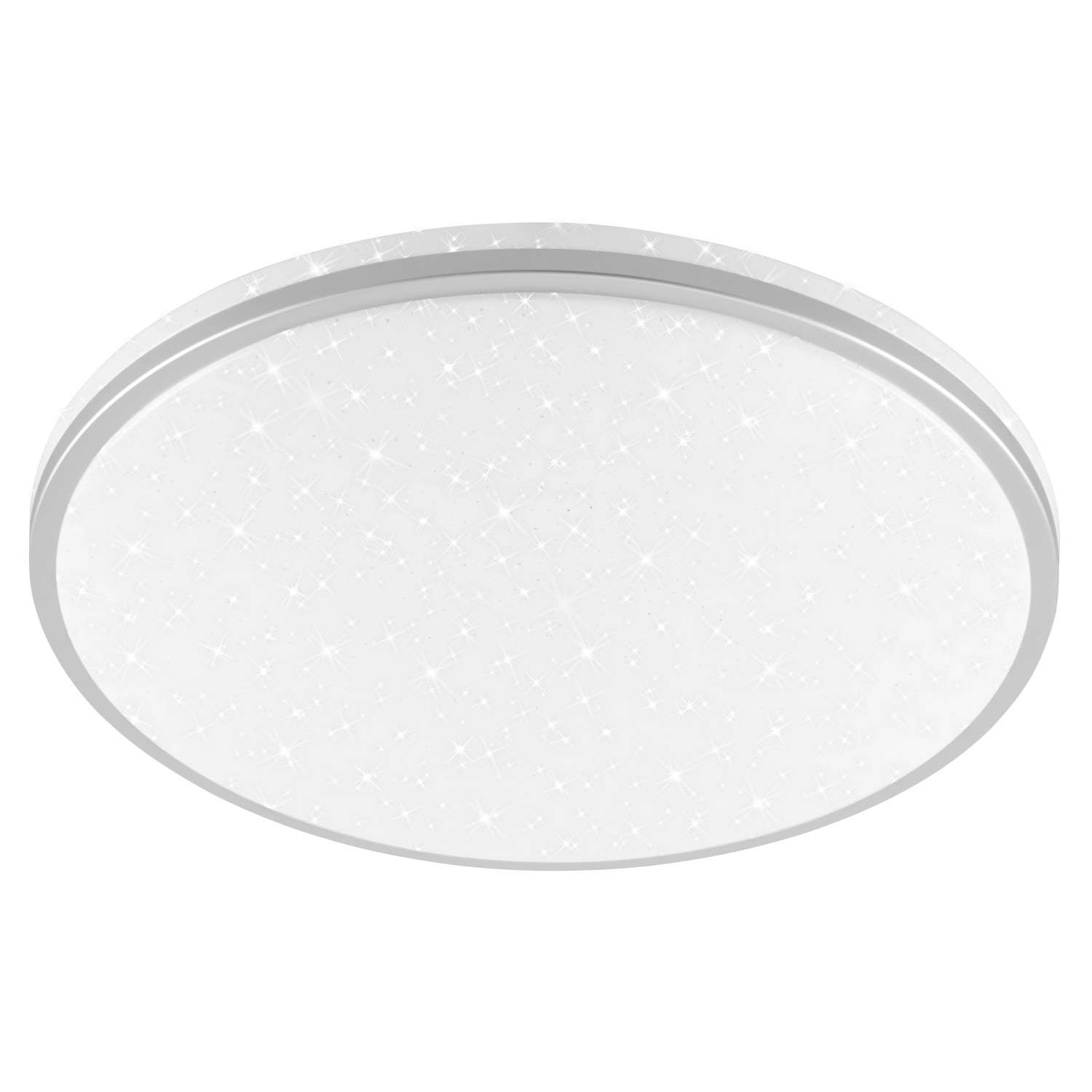 Brilo CCT LED Deckenleuchte 17 W mit Sternenhimmeleffekt 33 cm Weiß günstig online kaufen