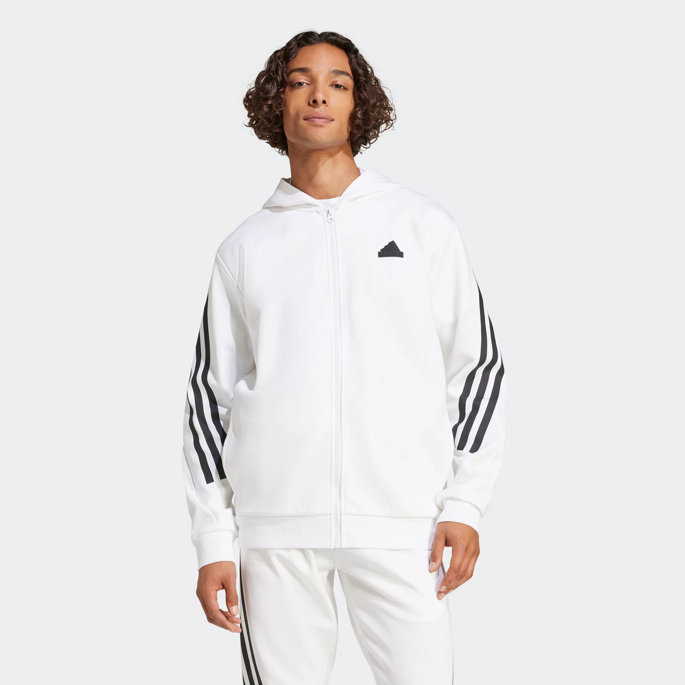 adidas Sportswear Kapuzensweatshirt "M FI 3S FZ" günstig online kaufen