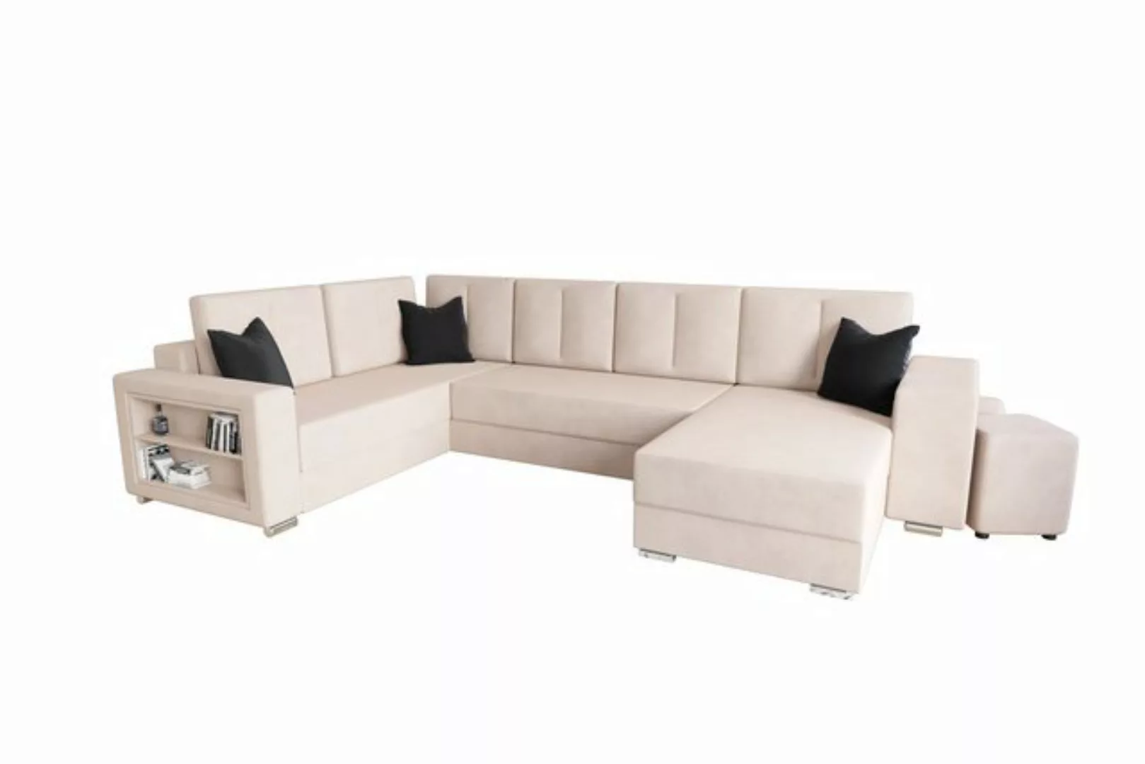 ALTDECOR Wohnlandschaft KRISI, Couch mit Schlaffunktion, Wohnzimmer - Eckso günstig online kaufen