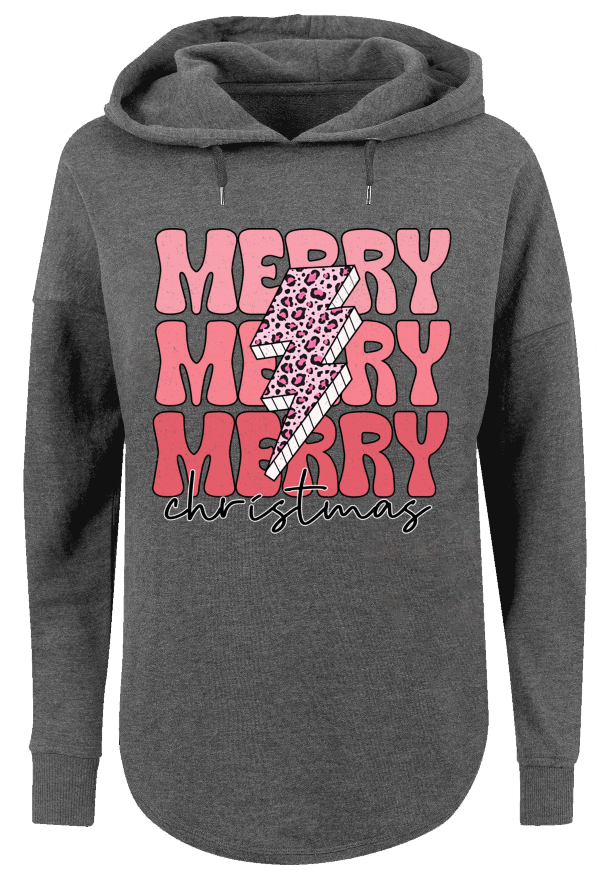 F4NT4STIC Kapuzenpullover "Merry Weihnachten Print Leo Print", Premium Qual günstig online kaufen