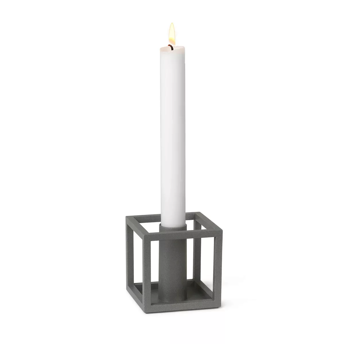 by Lassen - Kubus 1 Kerzenhalter - schwarz/lackiert/LxBxH 7x7x7cm/nicht spü günstig online kaufen