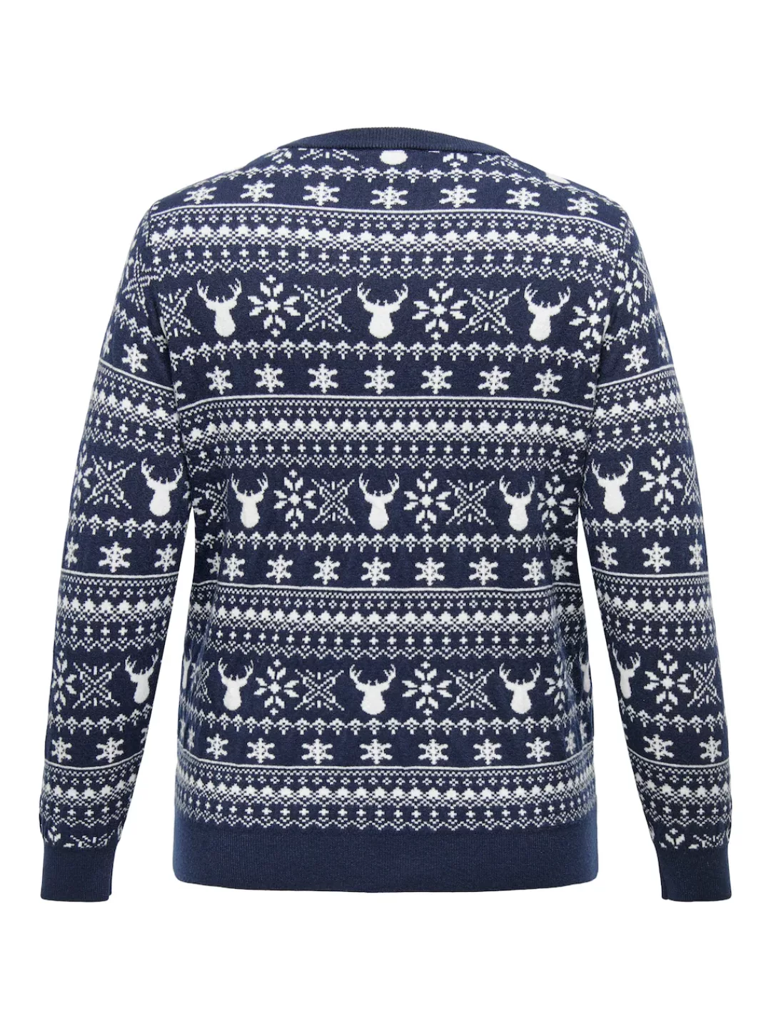 ONLY CARMAKOMA Weihnachtspullover "CARXMAS WINTER LS O-NECK KNT" günstig online kaufen