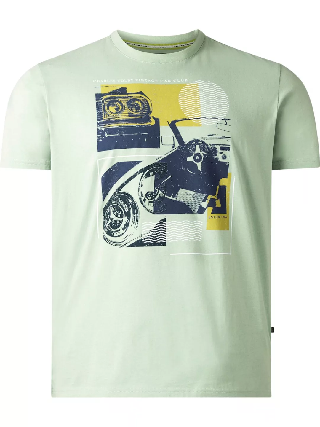 Charles Colby T-Shirt EARL BENJAMIN mit großflächigem Print günstig online kaufen