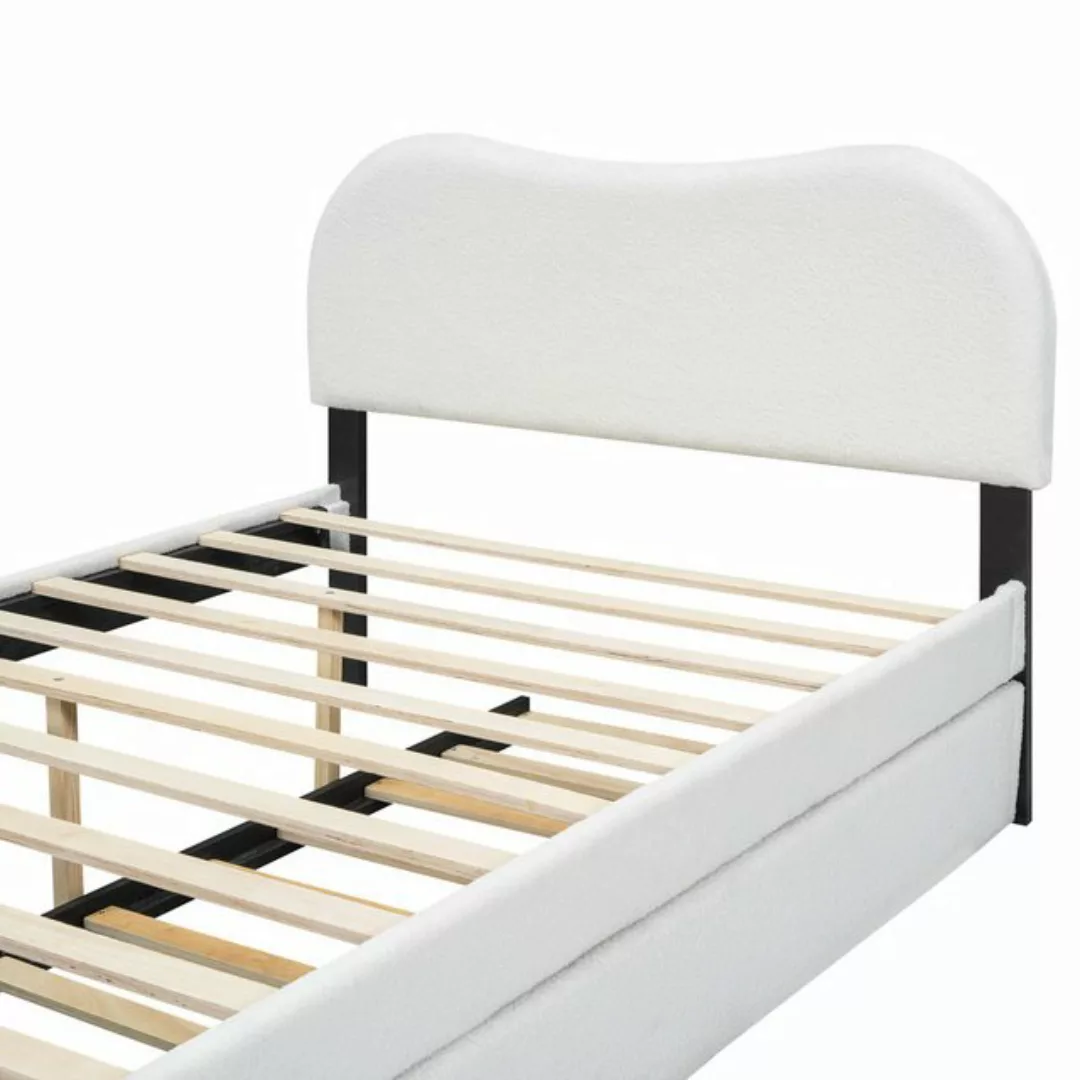 HAUSS SPLOE Kinderbett 140x200cm mit ausziehbares Rollbett, minimalistische günstig online kaufen