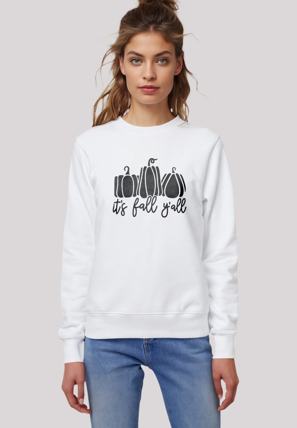 F4NT4STIC Sweatshirt "pumpkins its fall yall", Premium Qualität günstig online kaufen