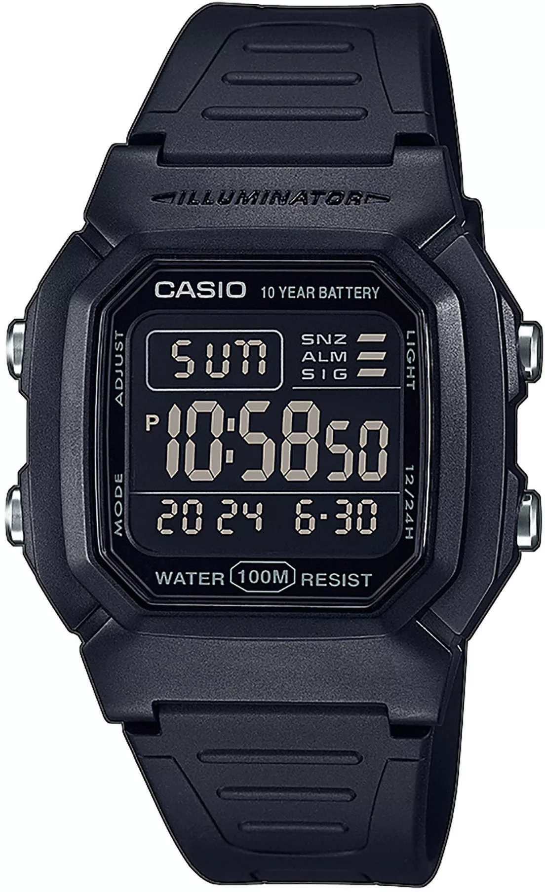 CASIO TIMELESS COLLECTION Chronograph »W-800H-1BVES«, Quarzuhr, Armbanduhr, günstig online kaufen