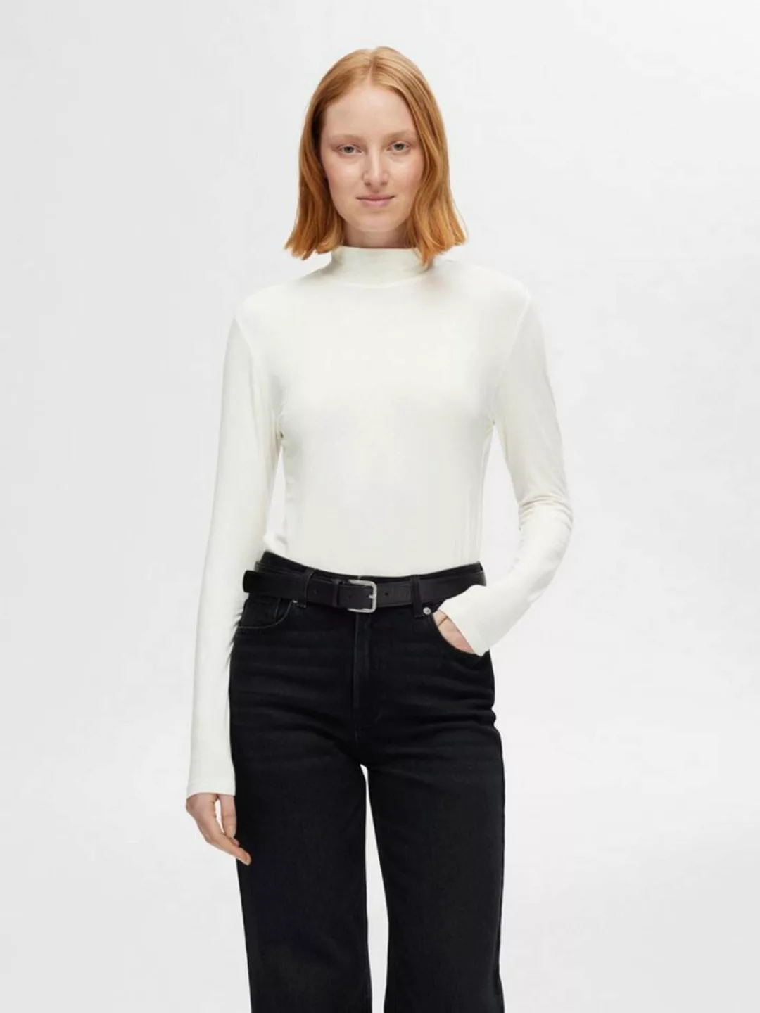 SELECTED FEMME Langarmshirt SLFManja (1-tlg) Plain/ohne Details günstig online kaufen