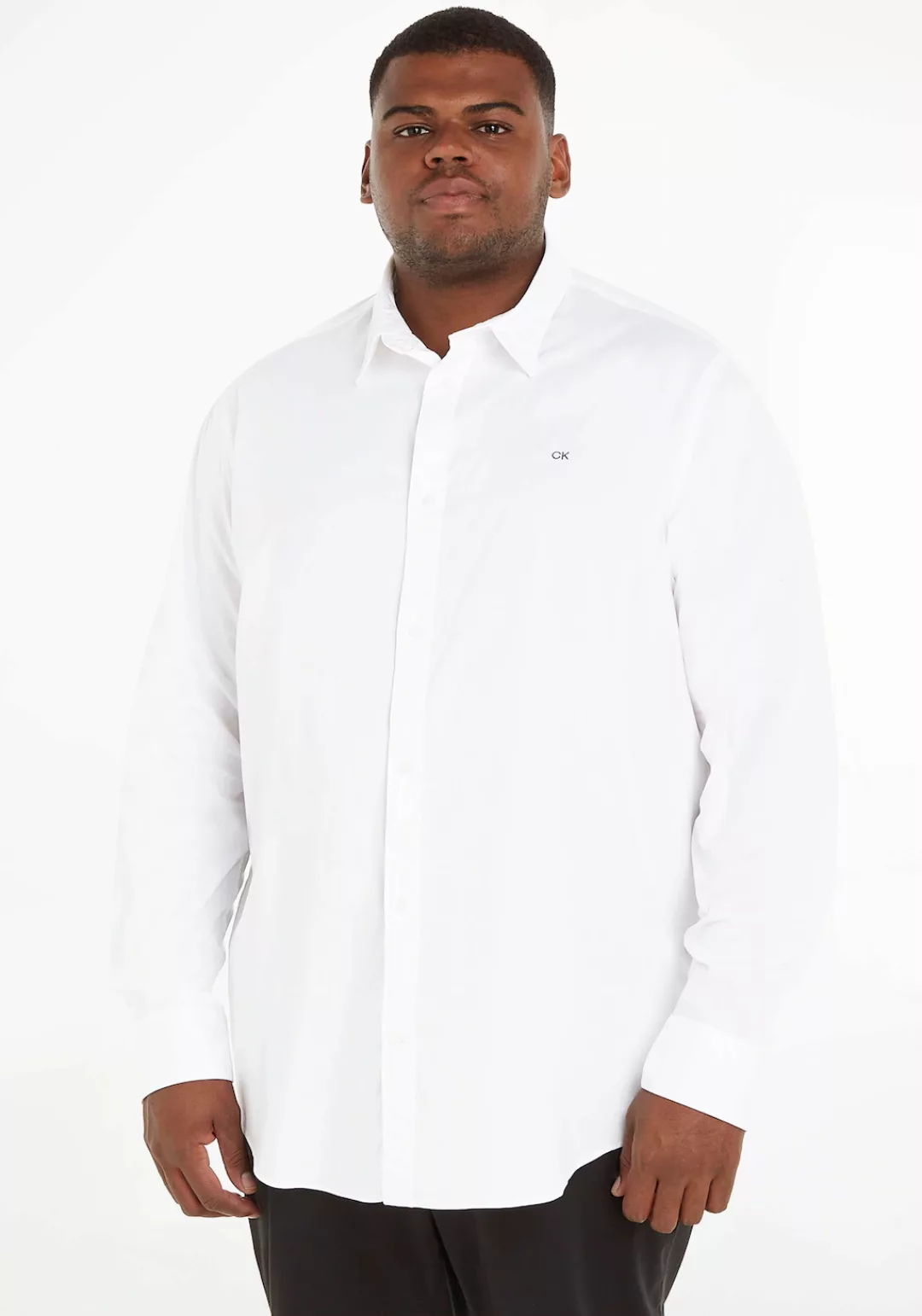 Calvin Klein Big&Tall Langarmhemd BT_STRETCH POPLIN SLIM SHIRT in großen Gr günstig online kaufen