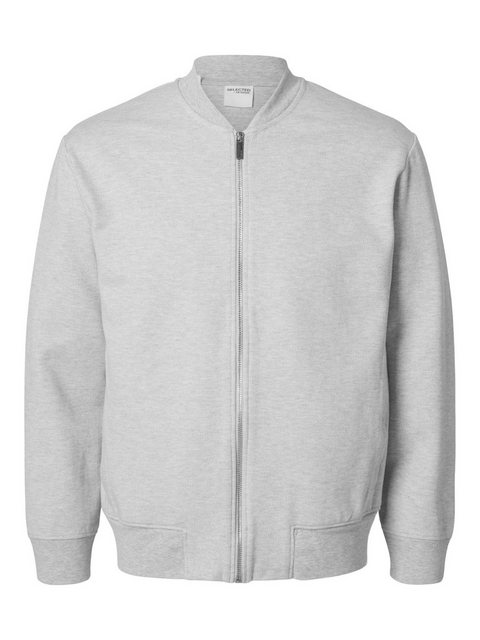 SELECTED HOMME Sweatjacke - Bomber - Cardigan - SLHMACK SWEAT BOMBER günstig online kaufen