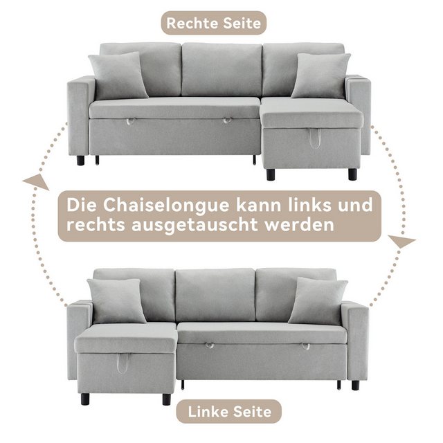 WISHDOR Sofa Kindersofa Schlafsofa Küchensofa Loungesofa, mit Schlaffunktio günstig online kaufen