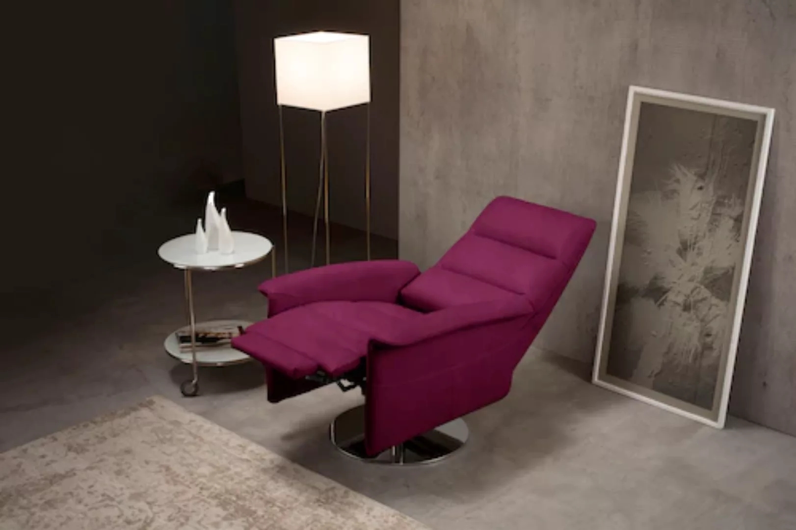 Egoitaliano Sessel »Kelly Designsessel«, drehbar, manuelle Relaxfunktion mi günstig online kaufen