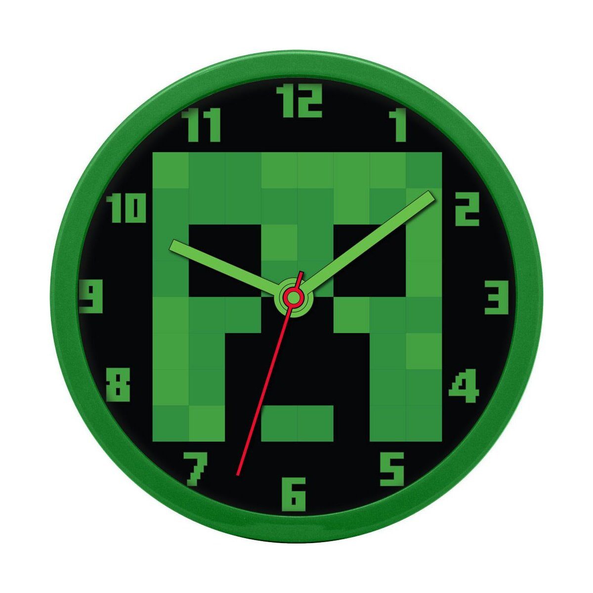 Minecraft Wanduhr Minecraft Wanduhr rund 25cm günstig online kaufen
