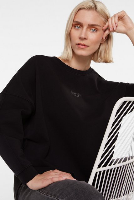 SENSES.THE LABEL Sweater, mit Seitenschlitze günstig online kaufen