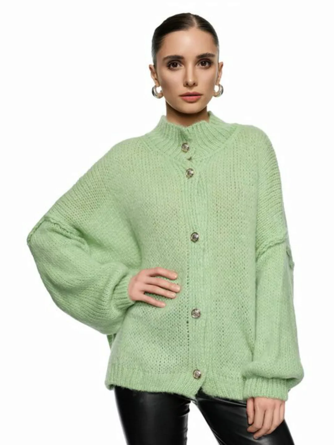 Worldclassca Cardigan WORLDCLASSCA Damen Cardigan Oversize Strickjacke mit günstig online kaufen