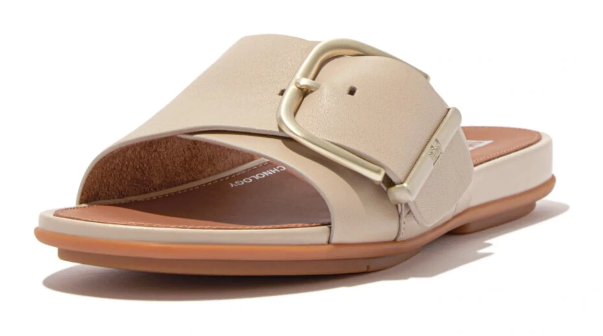 Fitflop Pantolette "GRACIE MAXI-BUCKLE", Sommerschuh, Schlappen, verstellba günstig online kaufen