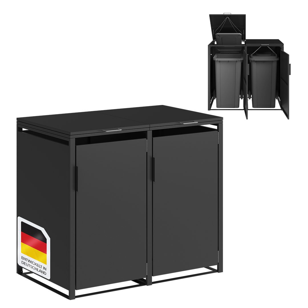 STEELSØN Mülltonnenbox Thoria 240L aus verzinktem günstig online kaufen
