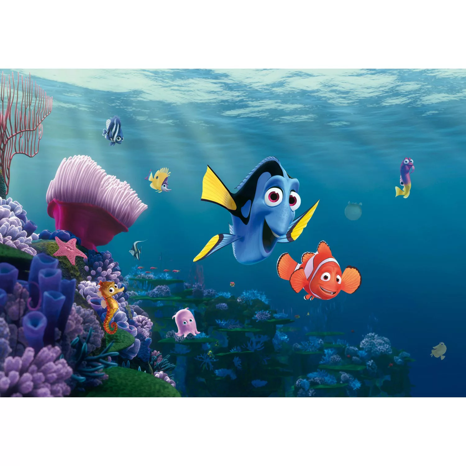 Disney Fototapete Findet Dorie Blau 360 x 254 cm 600362 günstig online kaufen