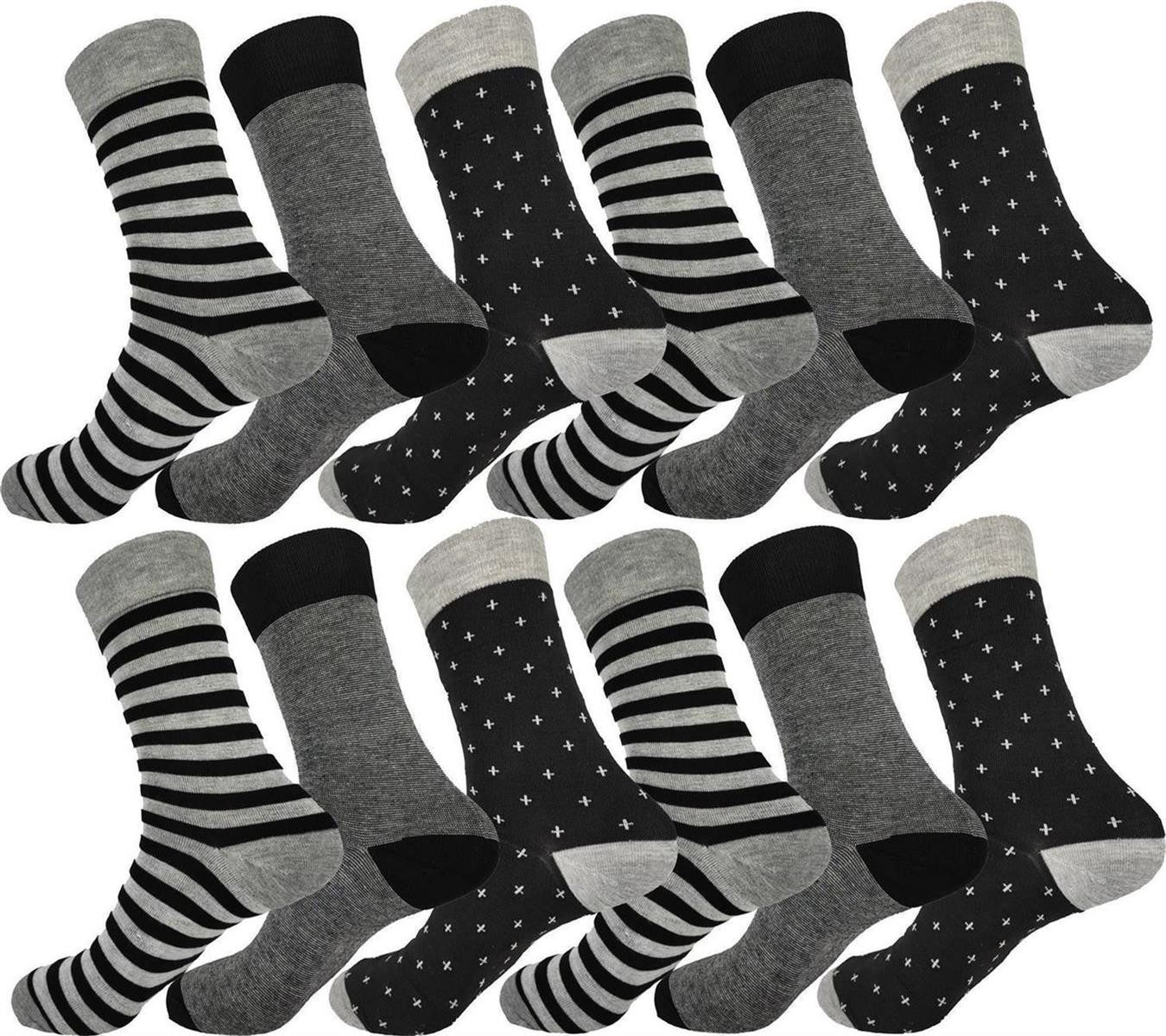EloModa Basicsocken 12 Paar Herren Socken günstig online kaufen