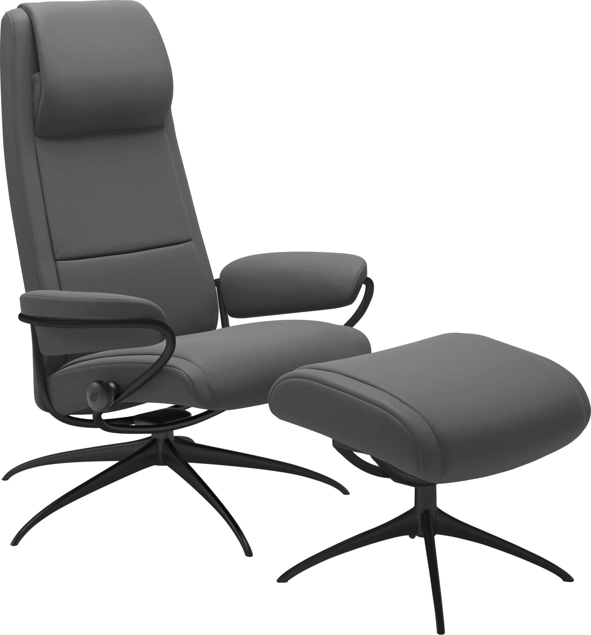 Stressless® Relaxsessel »Paris«, (Set, Relaxsessel mit Hocker), mit Hocker, günstig online kaufen