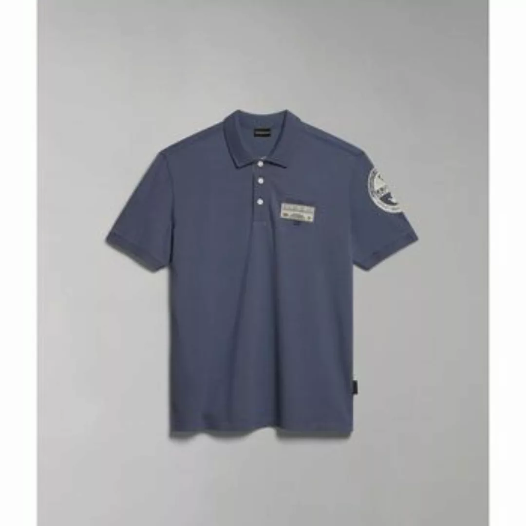 Napapijri  T-Shirts & Poloshirts E-AMUNDSEN NP0A4H6A-M4D BLU GRISALID günstig online kaufen