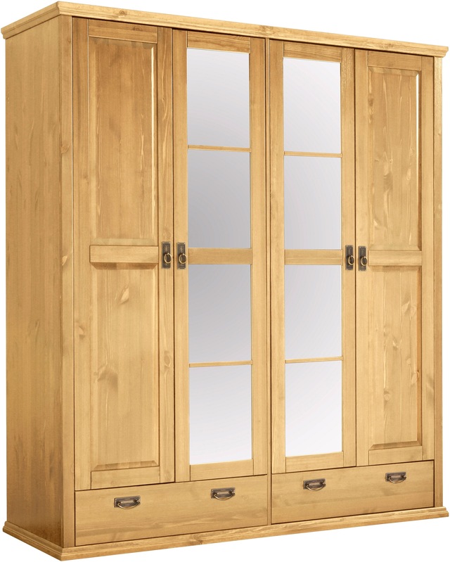 Home affaire Kleiderschrank "Madrid", (3 Breiten: 90/164/245 cm H/T ca.190/ günstig online kaufen