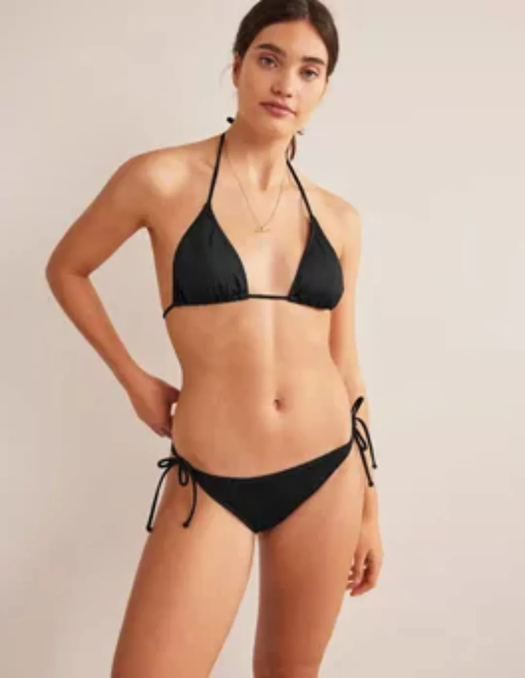 Symi Bikinihose zum Binden Damen Boden, Schwarz günstig online kaufen