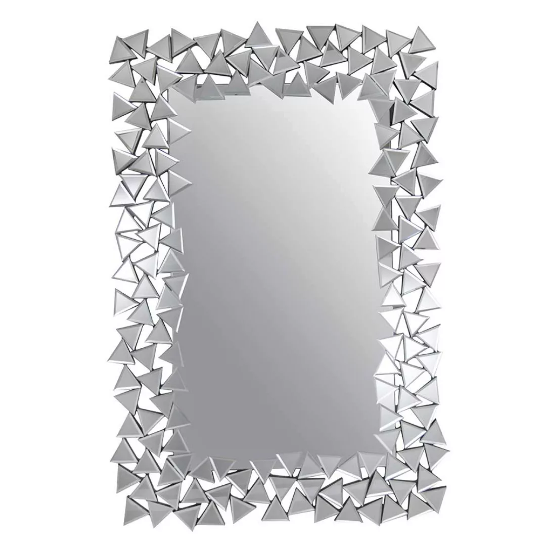 Designer Spiegel in Silberfarben 120 cm hoch günstig online kaufen