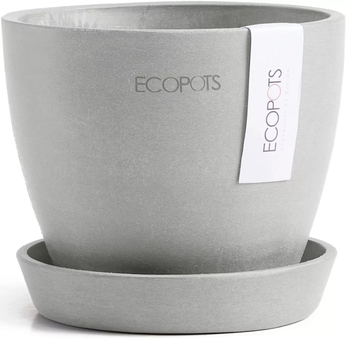 ECOPOTS Blumentopf "Antwerp Mini 11 Weißgrau", für den Innenbereich günstig online kaufen