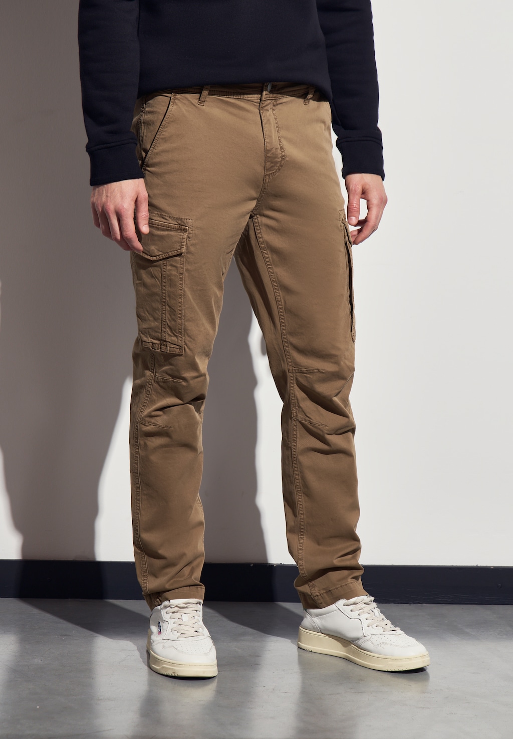 STREET ONE MEN Cargohose, aus Baumwolle mit Stretchanteil günstig online kaufen