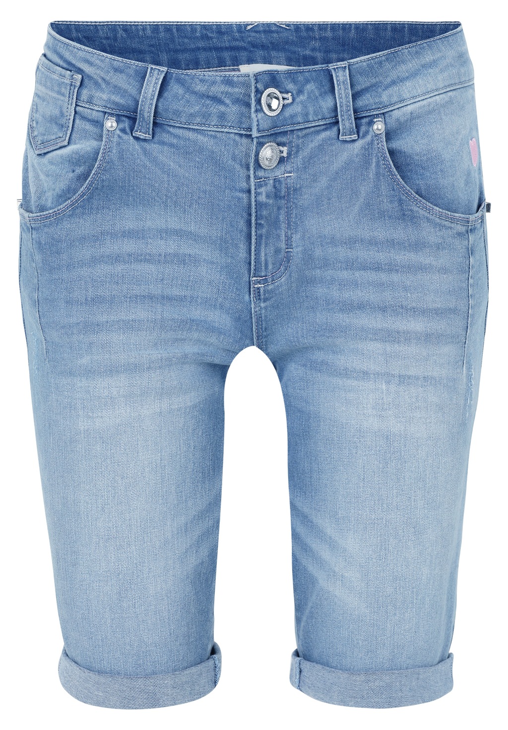 Cartoon Shorts "Cartoon Damen Jeans-Shorts mit Stickerei", Stickerei günstig online kaufen