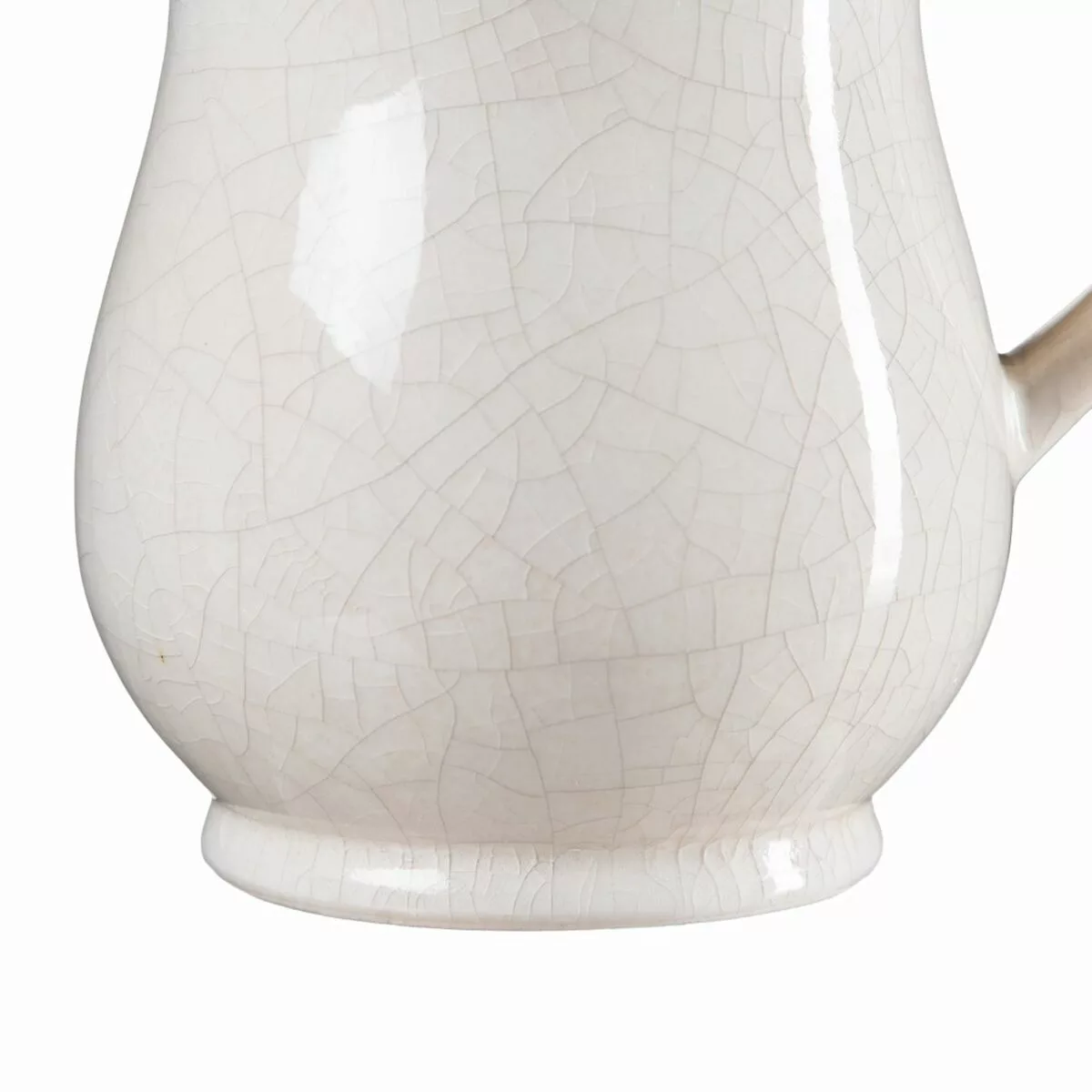 Vase 20 X 15 X 17,5 Cm Aus Keramik Beige günstig online kaufen