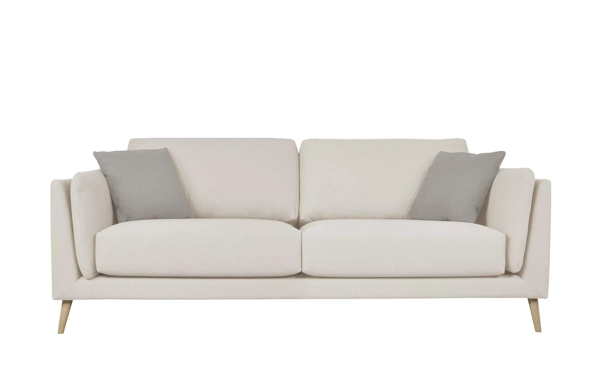smart Sofa, 3-sitzig  Maxim ¦ beige ¦ Maße (cm): B: 214 H: 87 T: 96 Polster günstig online kaufen