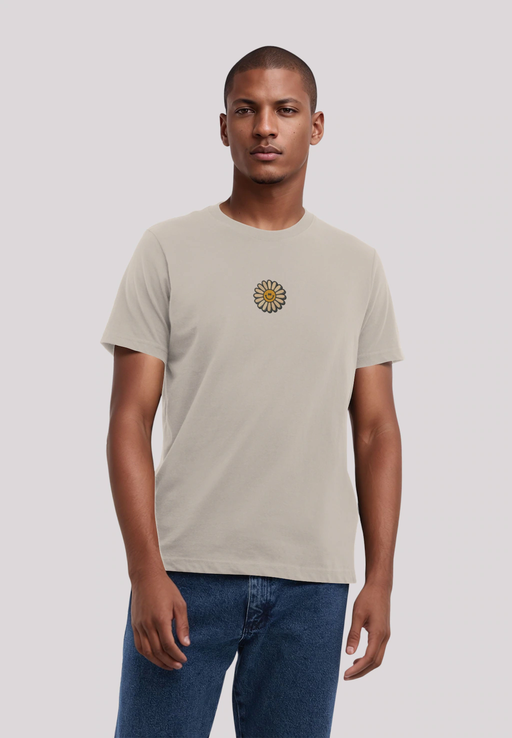 F4NT4STIC T-Shirt "Happy Flower Bestickt", Premium Qualität günstig online kaufen