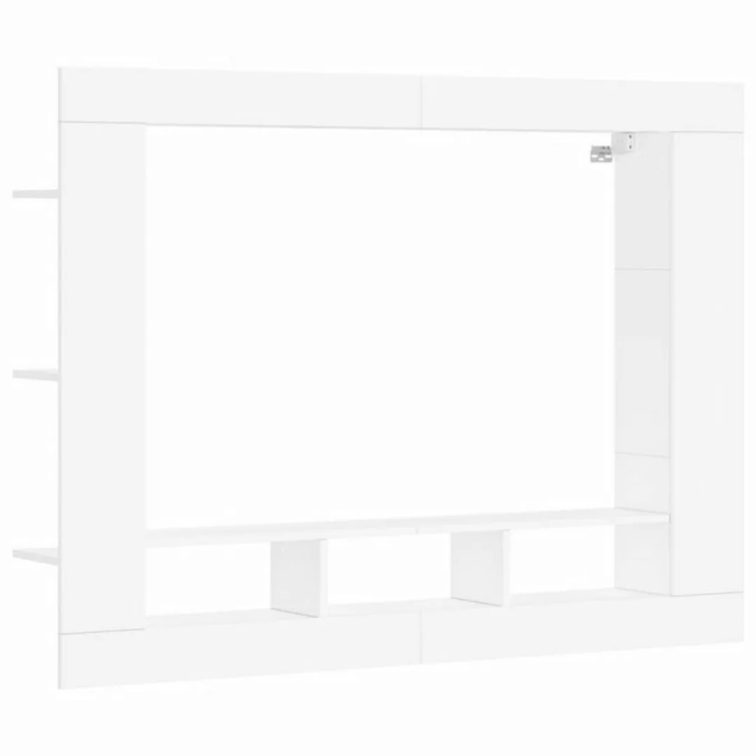 vidaXL TV-Schrank TV-Schrank Weiß 152x22x113 cm Holzwerkstoff (1-St) günstig online kaufen