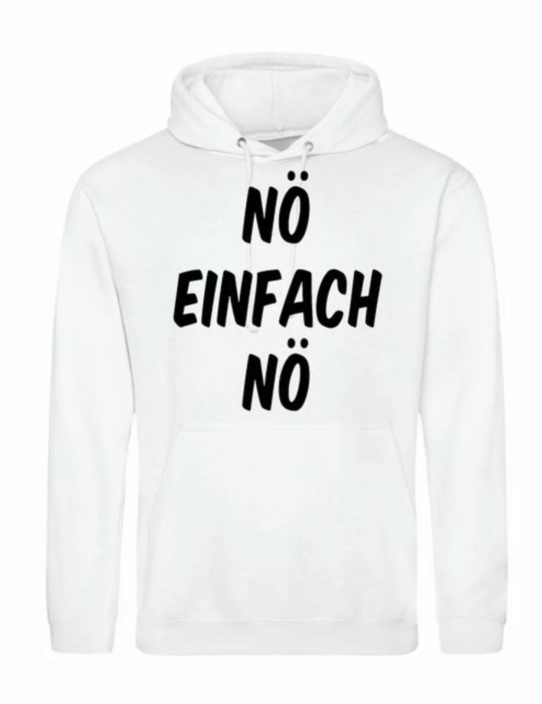 Youth Designz Kapuzenpullover Nö Einfach Nö Herren Hoodie Fun-Print Pullove günstig online kaufen