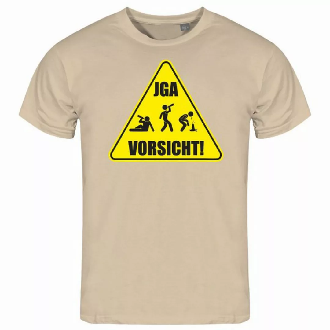 deinshirt Print-Shirt Herren T-Shirt Junggesellenabschied Vorsicht Funshirt günstig online kaufen