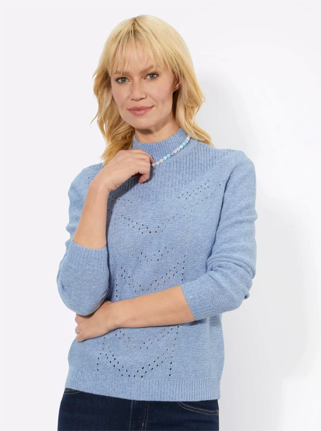 Classic Basics Stehkragenpullover "Pullover" günstig online kaufen