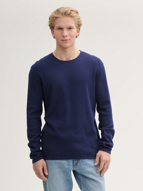 TOM TAILOR Denim Strickpullover Strickpullover aus Baumwolle günstig online kaufen