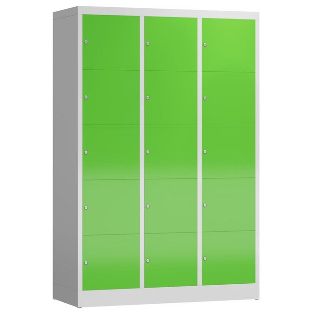 Steelboxx Fächerschrank Schließfachschrank 15 Fächer Spindschrank (1-St) ko günstig online kaufen