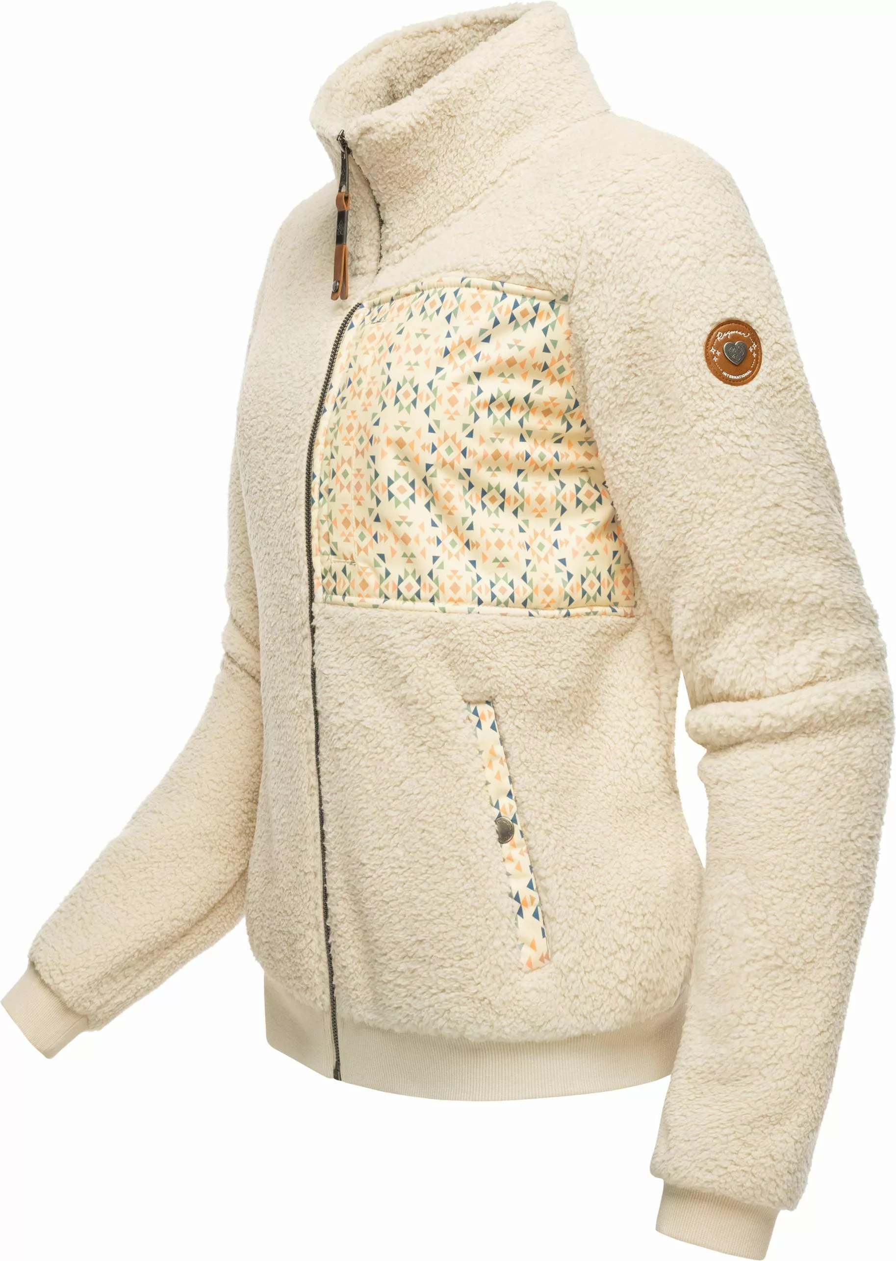 Ragwear Sweatjacke "Imolla", Flauschige Übergangsjacke aus Teddyfleece günstig online kaufen