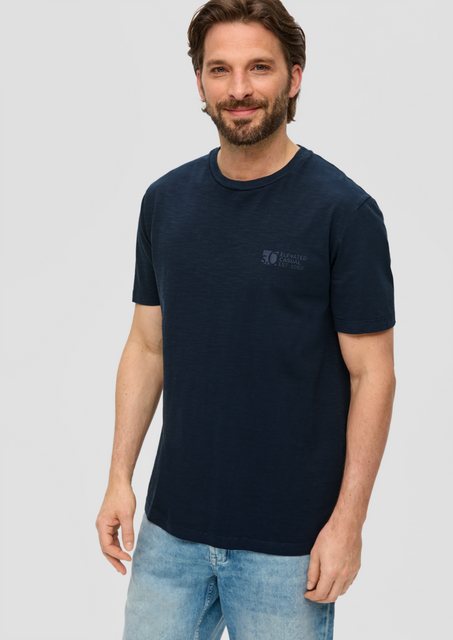 s.Oliver T-Shirt, in melierter Optik günstig online kaufen