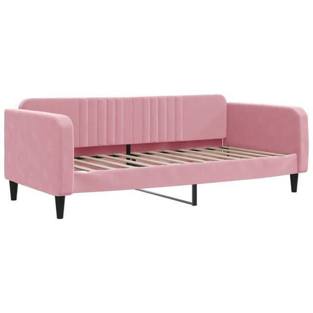 vidaXL Gästebett Tagesbett Rosa 90x200 cm Samt Gästebett Gästecouch Gästeso günstig online kaufen