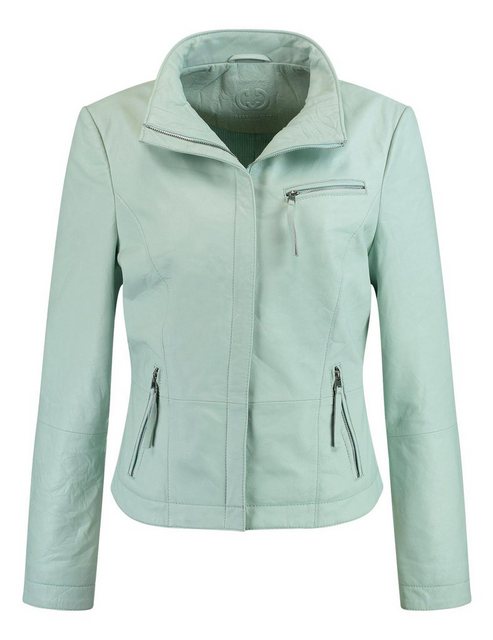 GERRY WEBER Bikerjacke • light green • Figurbetont geschnitten günstig online kaufen