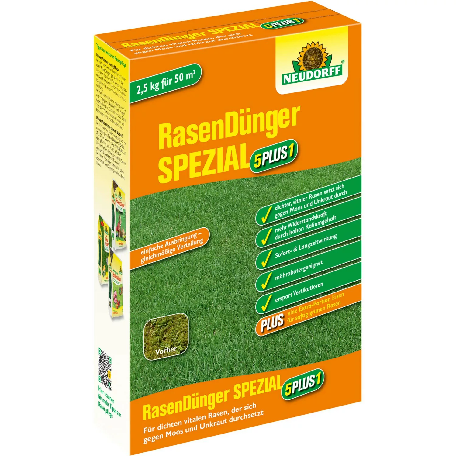 Neudorff Rasen-Dünger Spezial 5Plus1 2,5 kg günstig online kaufen