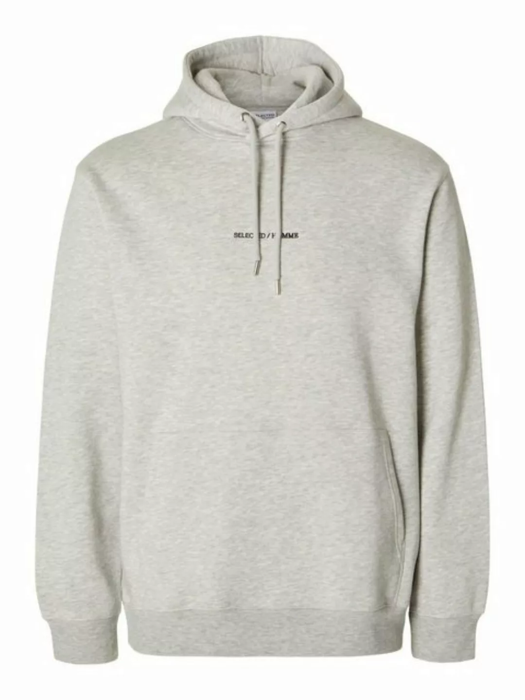 Selected Herren Kapuzenpullover Hoodie SLHHANKIE LOGO - Regular Fit günstig online kaufen